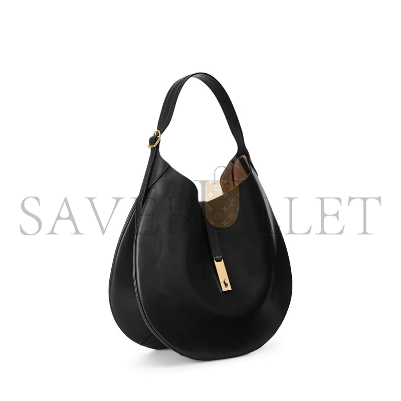 POLO RALPH LAUREN POLO ID CALFSKIN LARGE SHOULDER BAG WAPOBAG02V20007 (35*28cm)